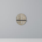 SCREEN ERROR Ovales Kunstregal in Schwarz