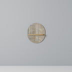 SCREEN ERROR Ovales Kunstregal in Eiche-Optik