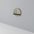 SCREEN ERROR Rundes Kunstregal in Schwarz