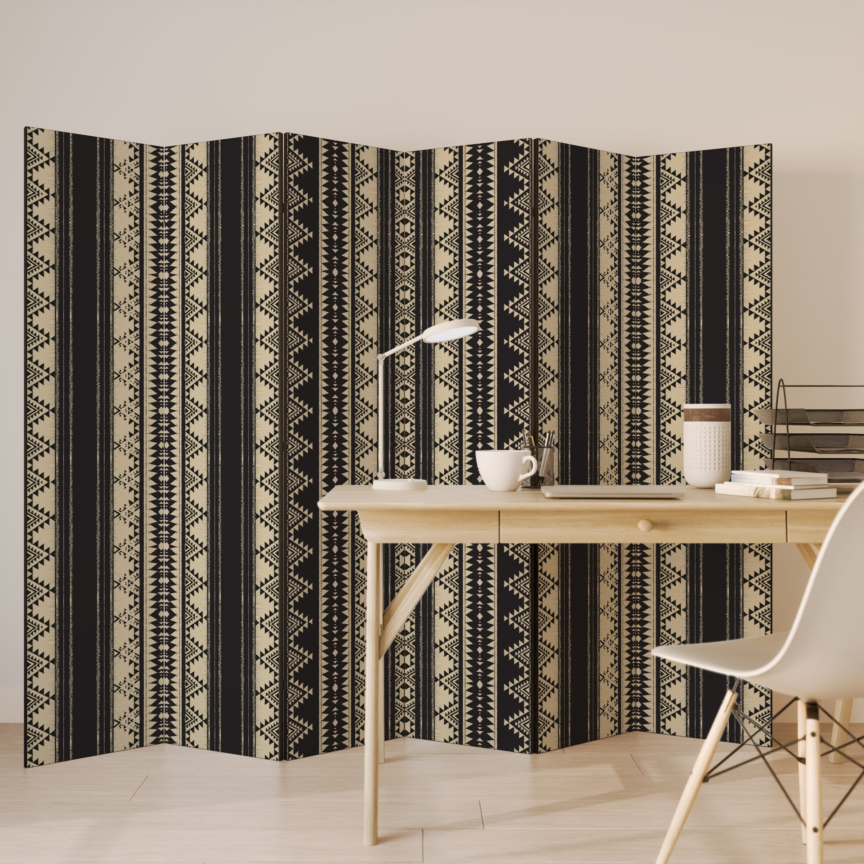 AZTEC Decorative 6-Panel Room Divider