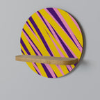 DREAMS COME TRUE Rundes Kunstregal in Eiche-Optik