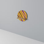 DREAMS COME TRUE Rundes Kunstregal in Eiche-Optik