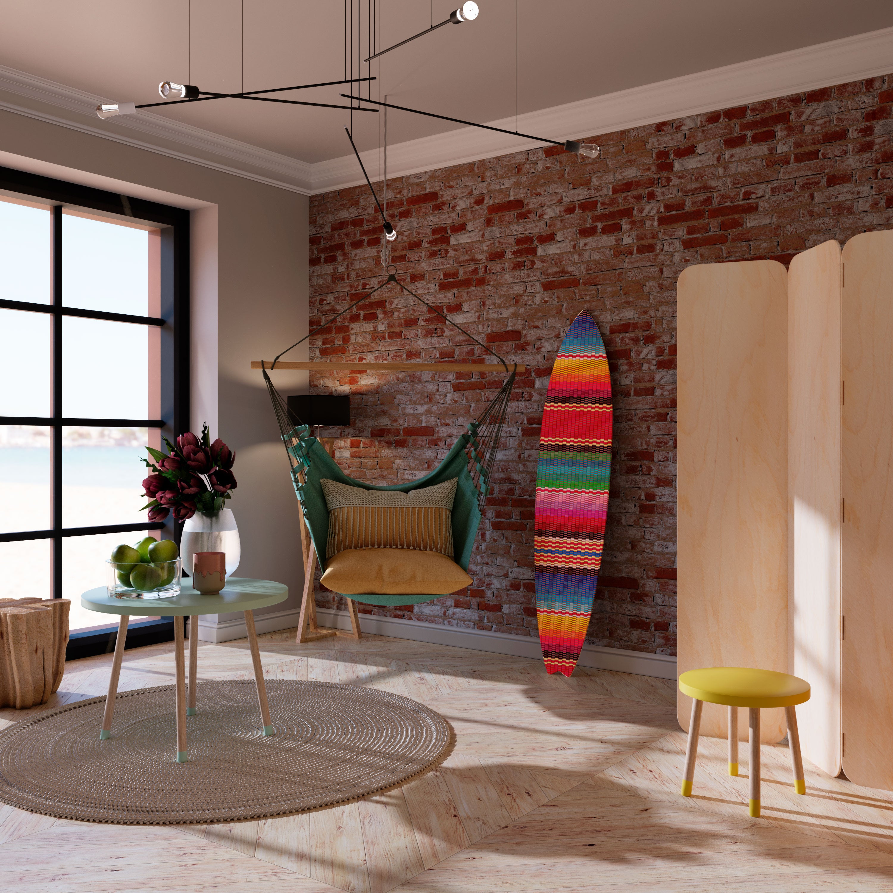 ETHNIC MEXICAN Deko-Surfboard