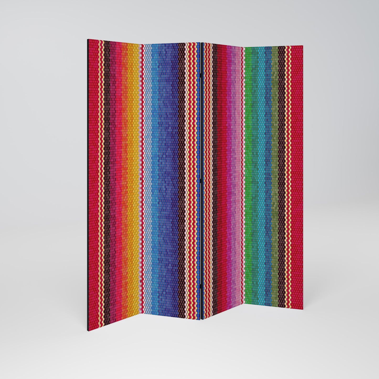 ETHNIC MEXICAN 4-teiliger Paravent
