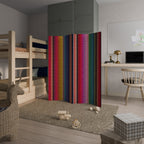 ETHNIC MEXICAN Dekorativer Paravent - 4-teilig