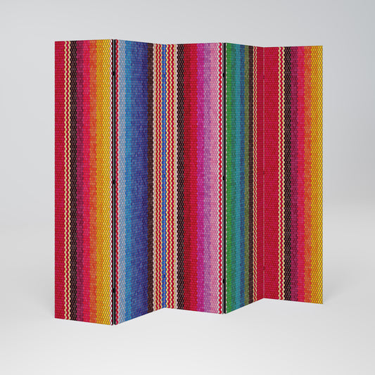 ETHNIC MEXICAN 5-teiliger Paravent