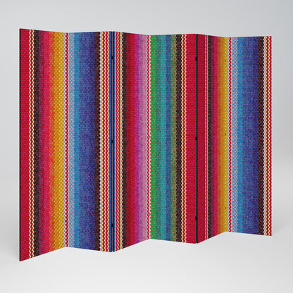 ETHNIC MEXICAN 6-teiliger Paravent