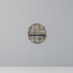 SLIGHTLY BLURRED Ovales Kunstregal in Schwarz