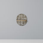 SLIGHTLY BLURRED Ovales Kunstregal in Eiche-Optik