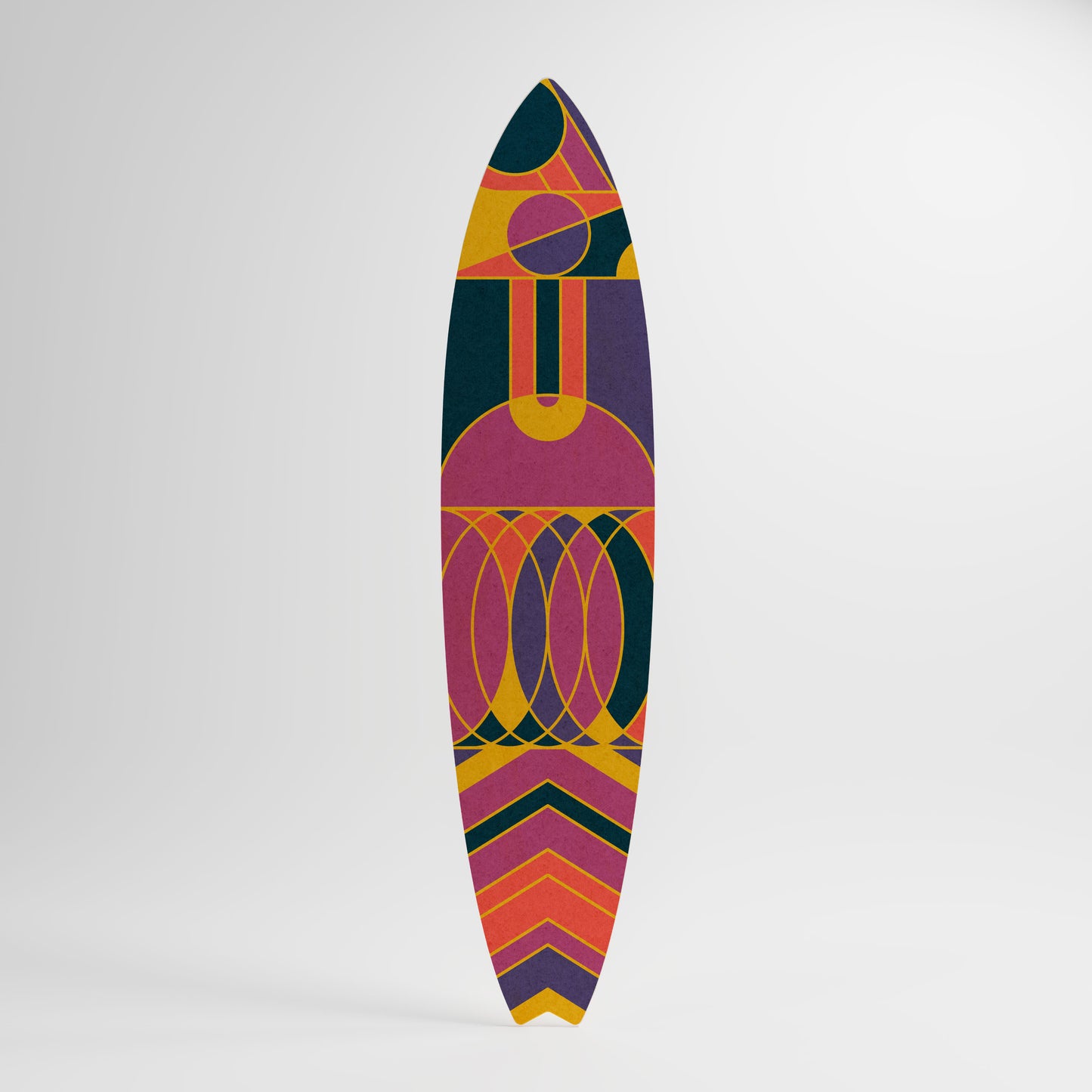 ELECTRIC PATTERNS Deko-Surfboard