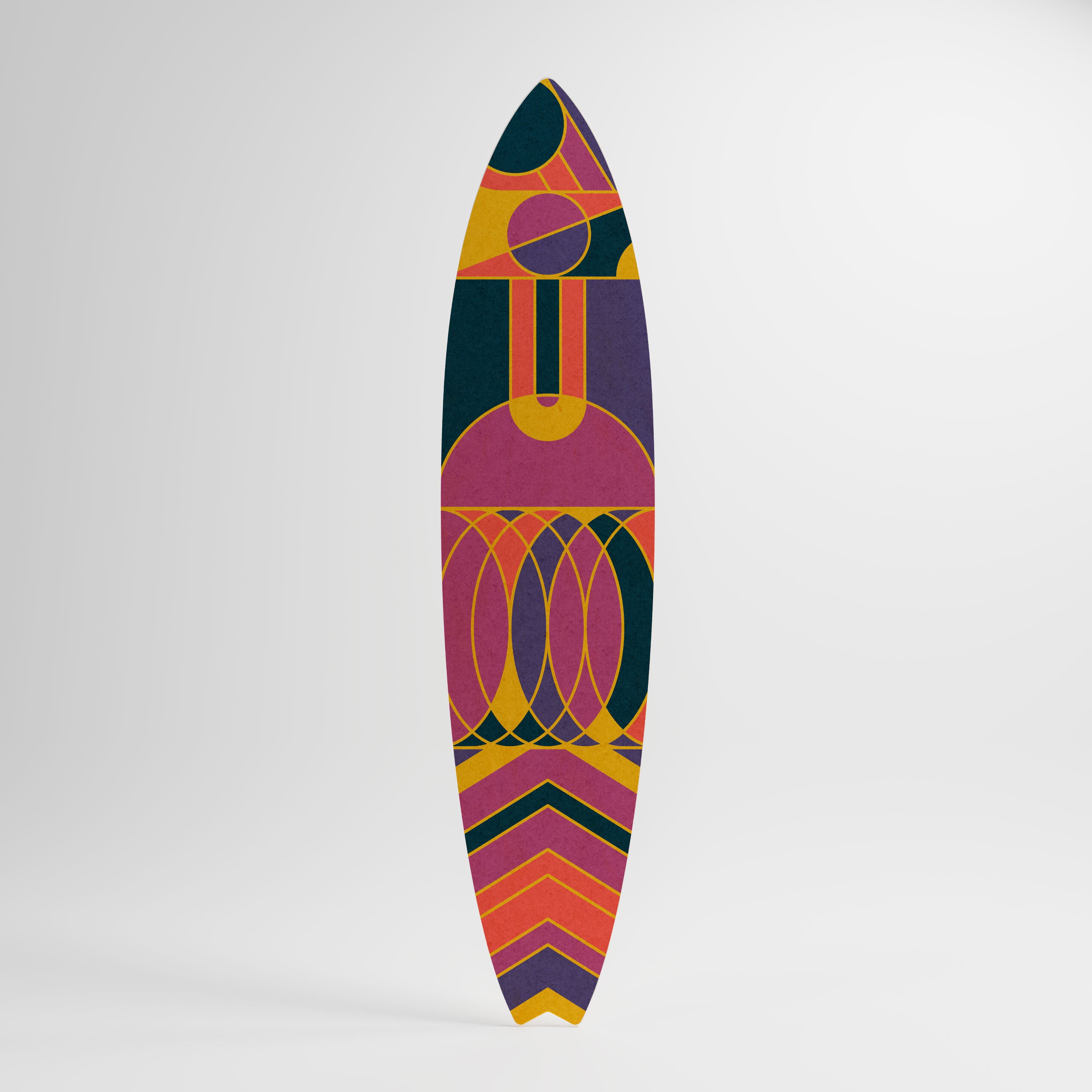 ELECTRIC PATTERNS Deko-Surfboard