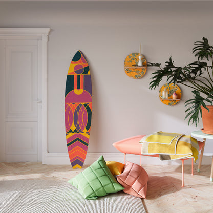 ELECTRIC PATTERNS Deko-Surfboard