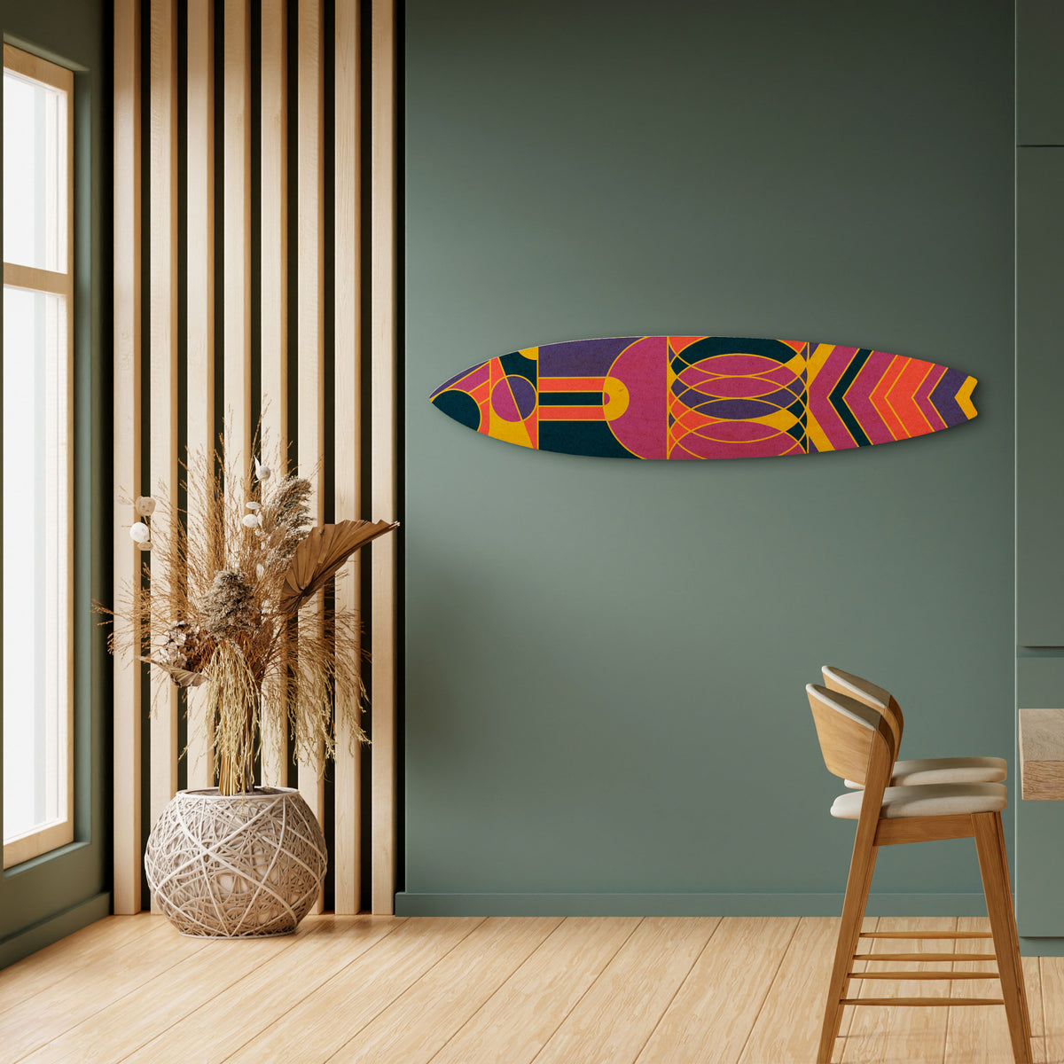 ELECTRIC PATTERNS Deko-Surfboard