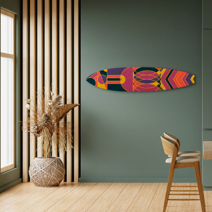 ELECTRIC PATTERNS Deko-Surfboard