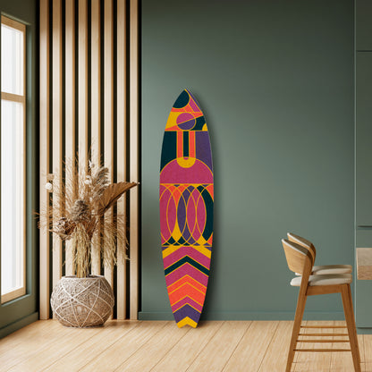 ELECTRIC PATTERNS Deko-Surfboard