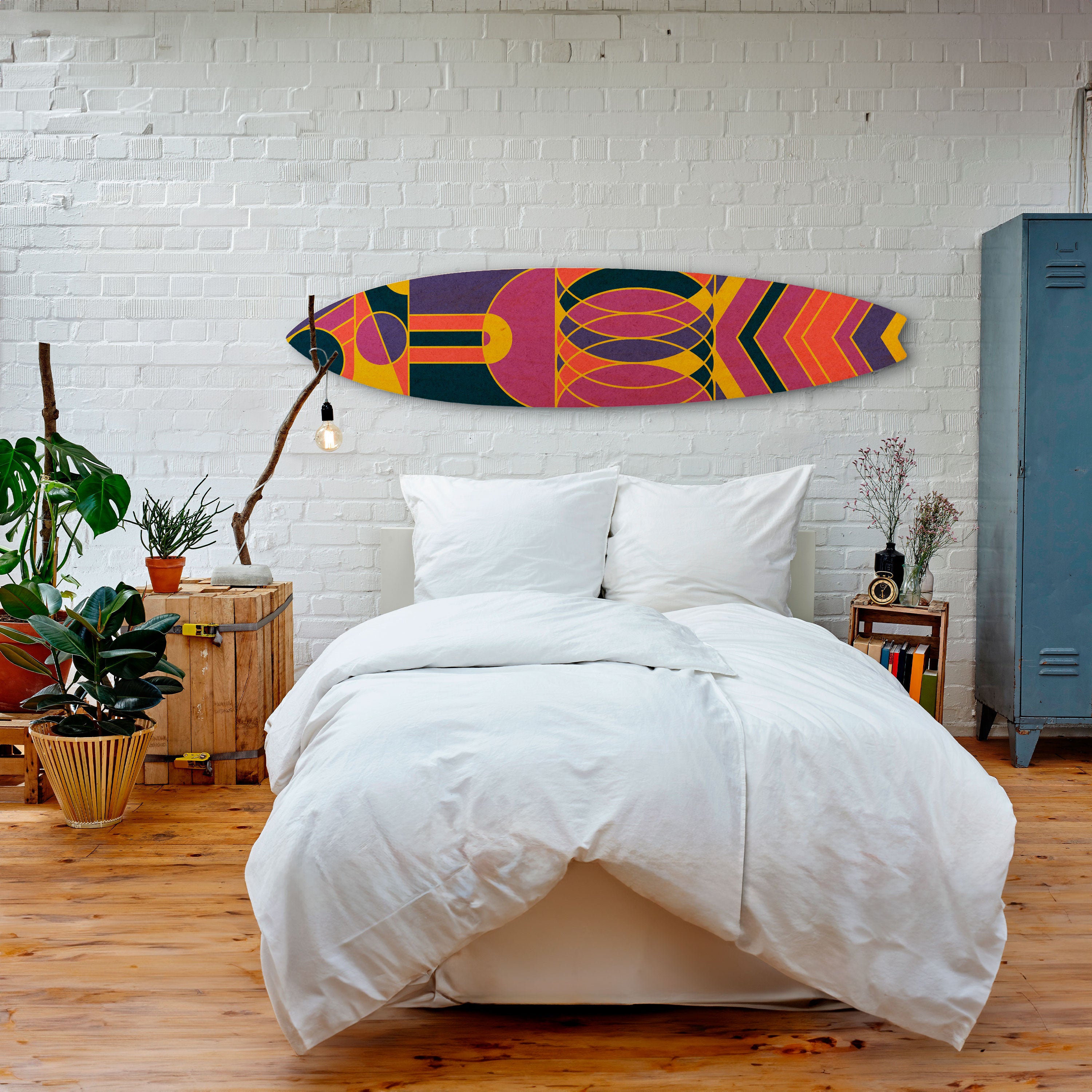 ELECTRIC PATTERNS Deko-Surfboard