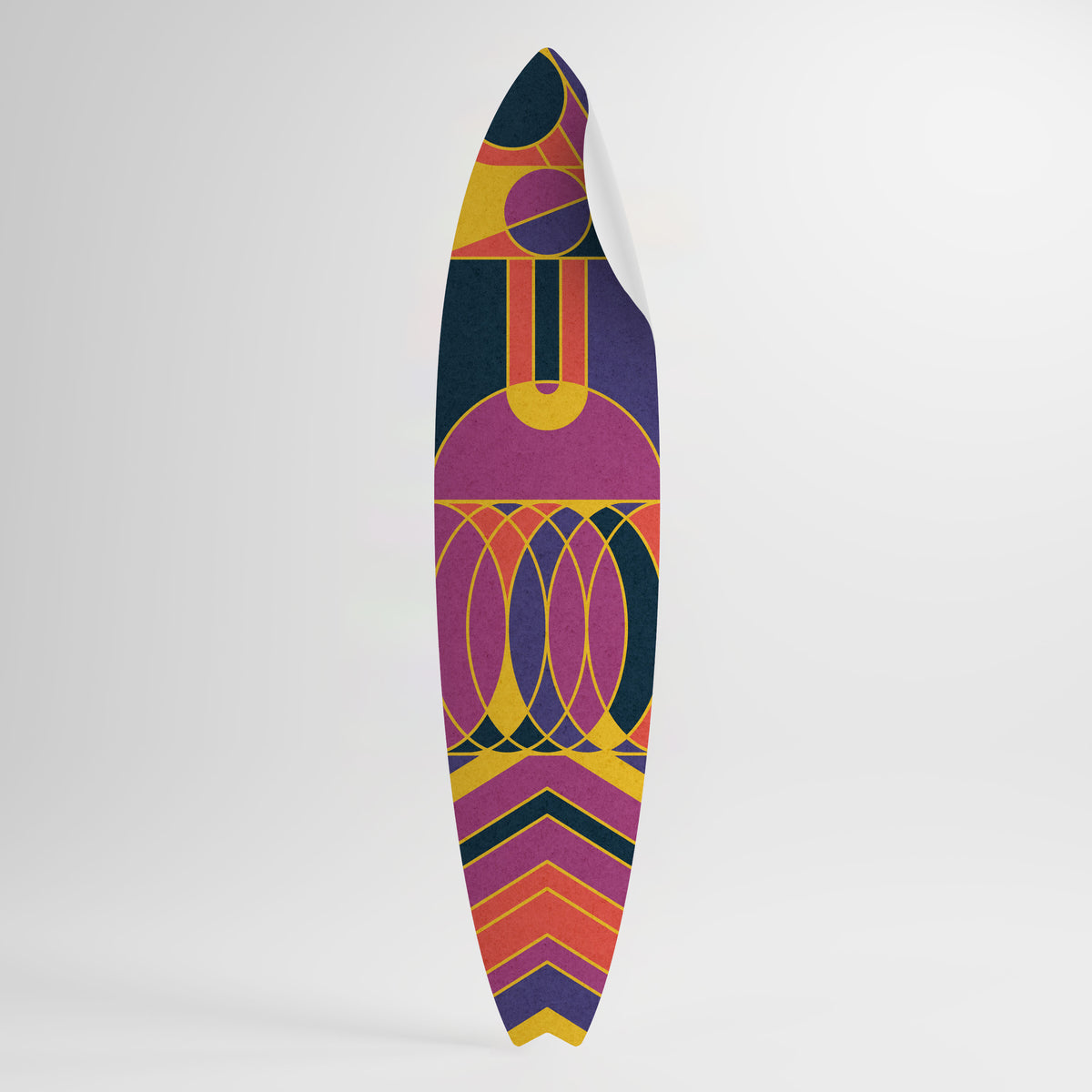 ELECTRIC PATTERNS Surfboard-Wandsticker