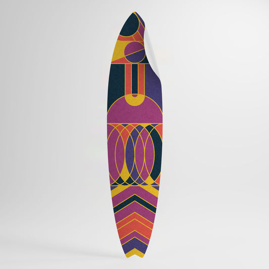 ELECTRIC PATTERNS Surfboard-Wandsticker