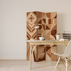 PRISM MOSAIC Dekorativer Paravent - 3-teilig