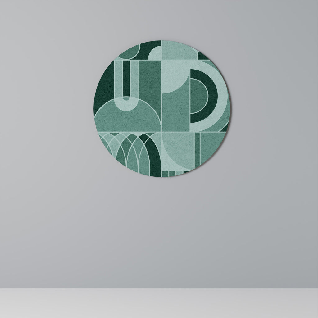 HARMONIC GRID Runde Wandkunst