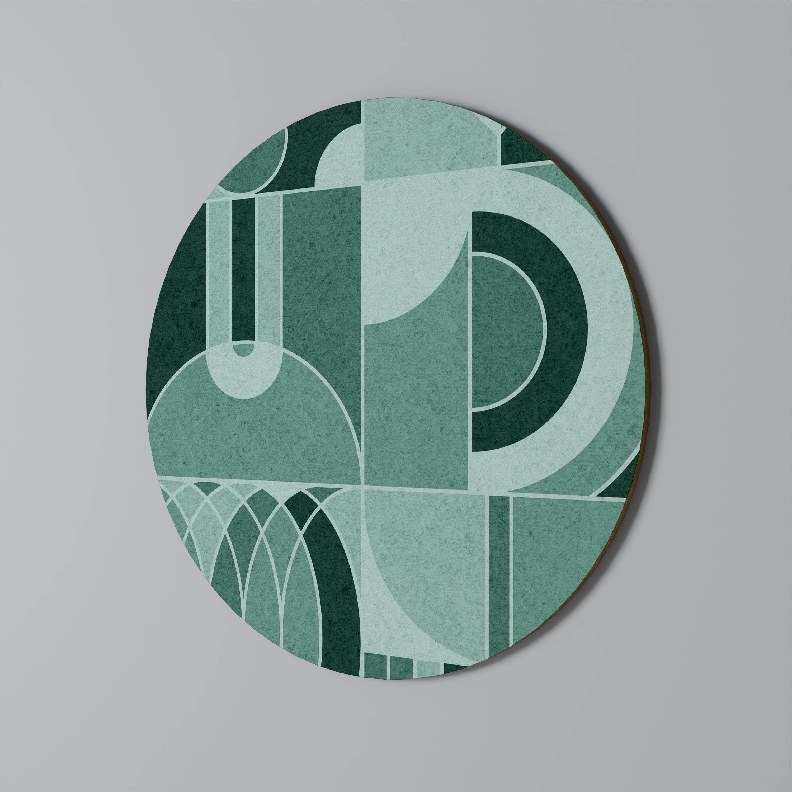 HARMONIC GRID Runde Wandkunst
