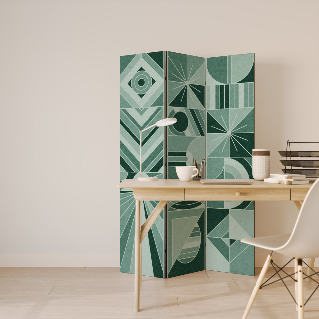 HARMONIC GRID Decorative 3-Panel Room Divider