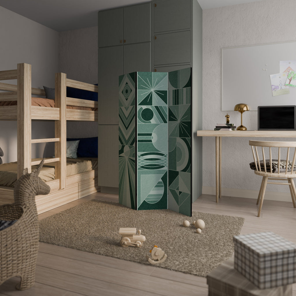HARMONIC GRID Decorative 3-Panel Room Divider