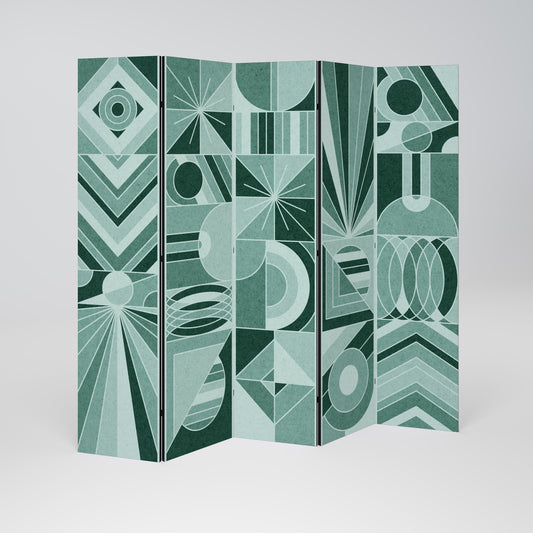 HARMONIC GRID 5-Panel Room Divider