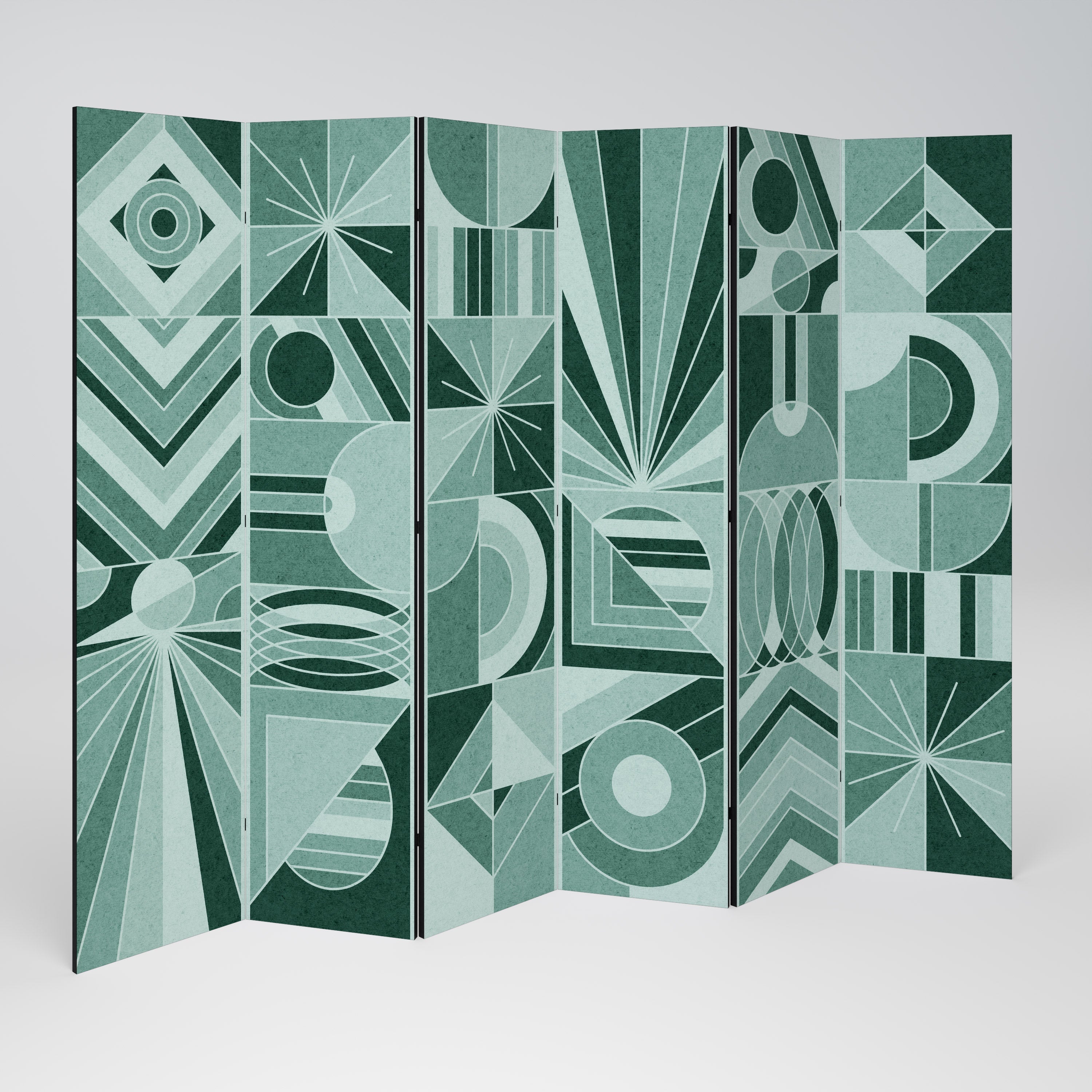 HARMONIC GRID Decorative 6-Panel Room Divider