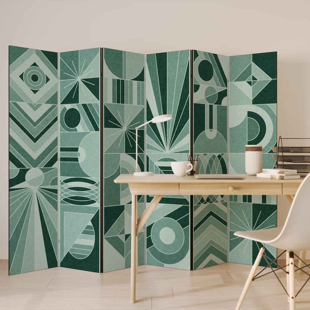 HARMONIC GRID Decorative 6-Panel Room Divider