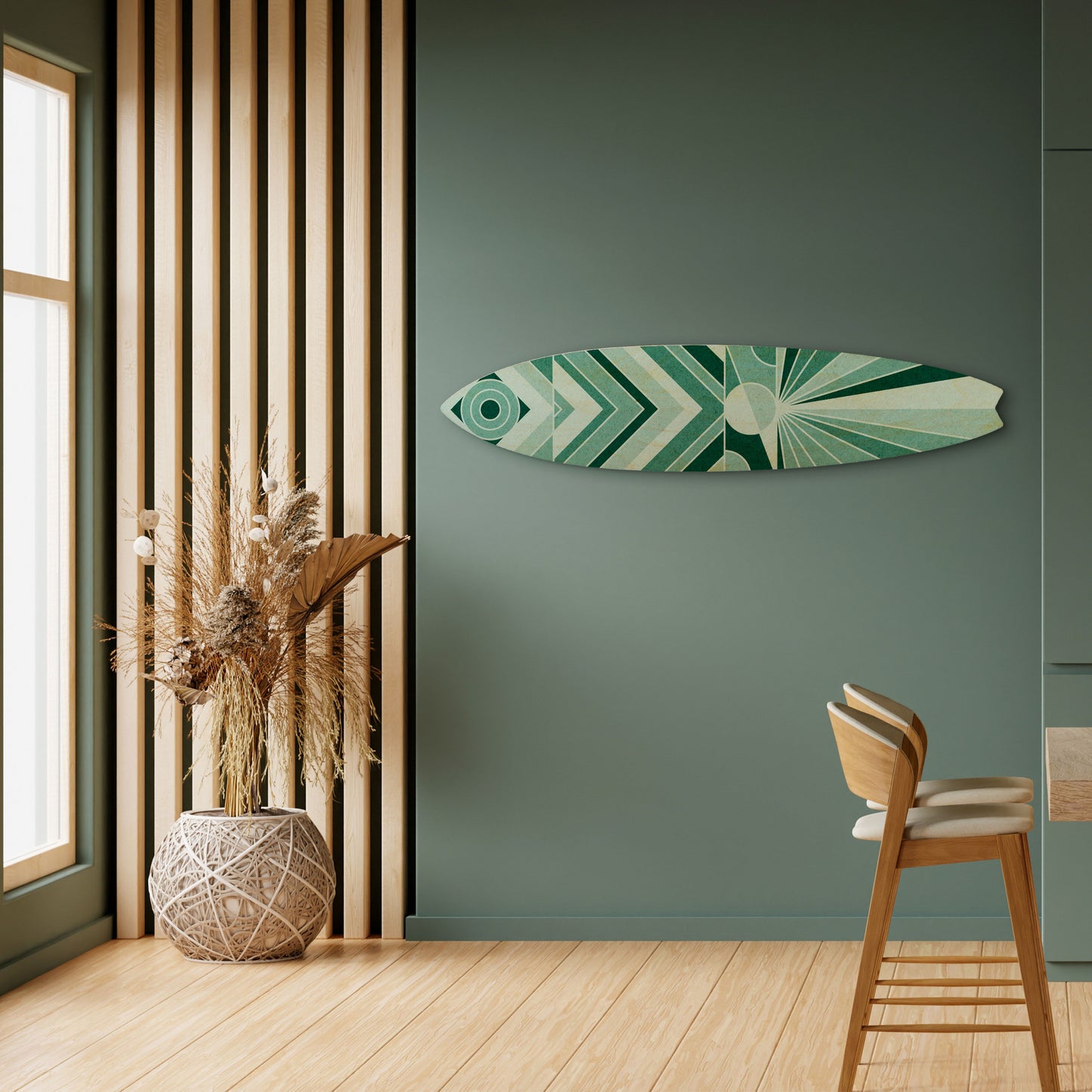 DYNAMIC GRID Deko-Surfboard