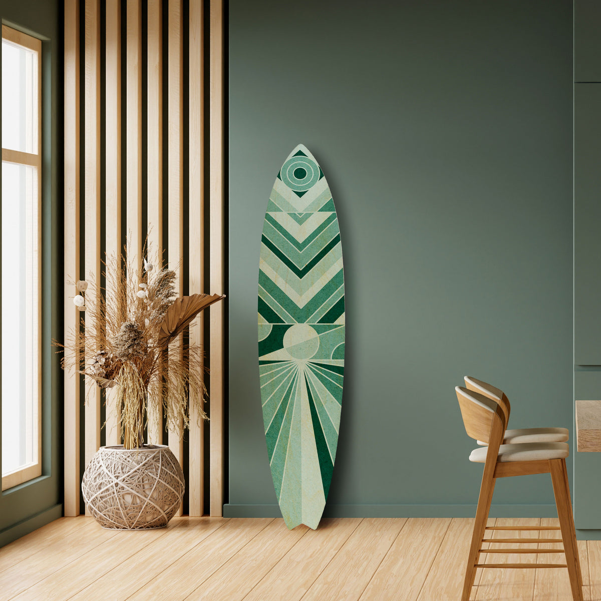 DYNAMIC GRID Deko-Surfboard