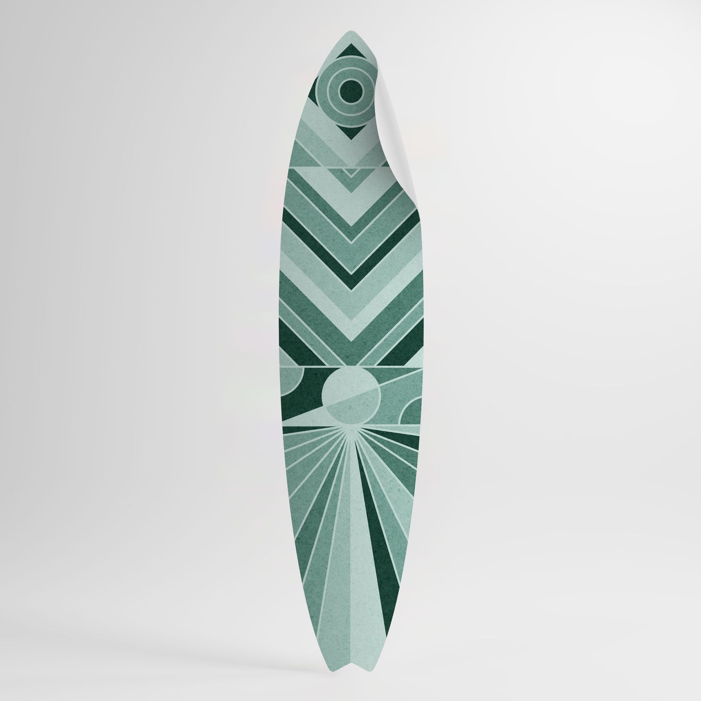 DYNAMIC GRID Surfboard-Wandsticker