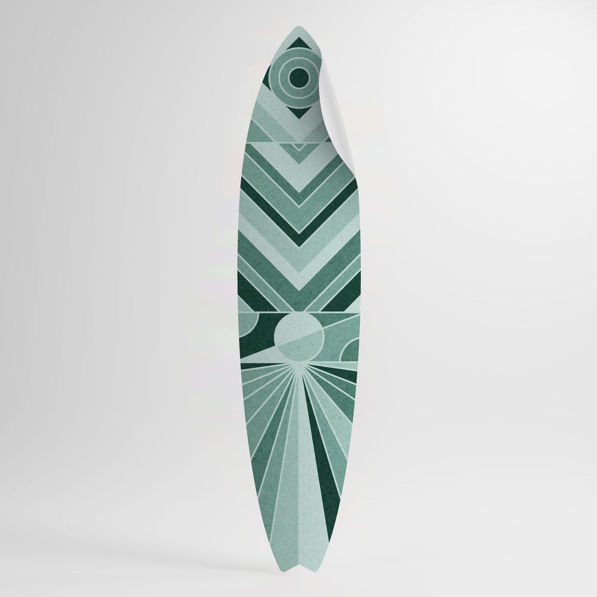 DYNAMIC GRID Surfboard-Wandsticker