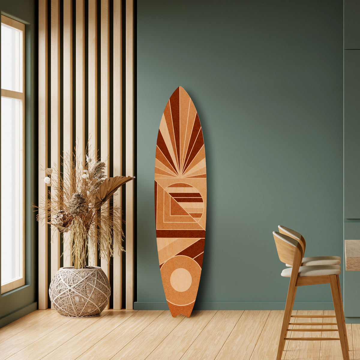 RADIANT MOSAIC Deko-Surfboard