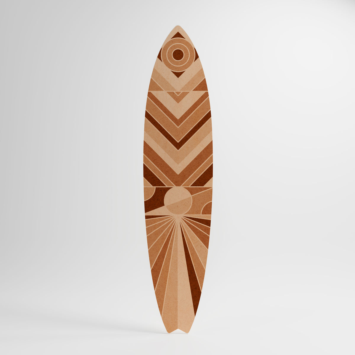 VIVID MOSAIC Deko-Surfboard