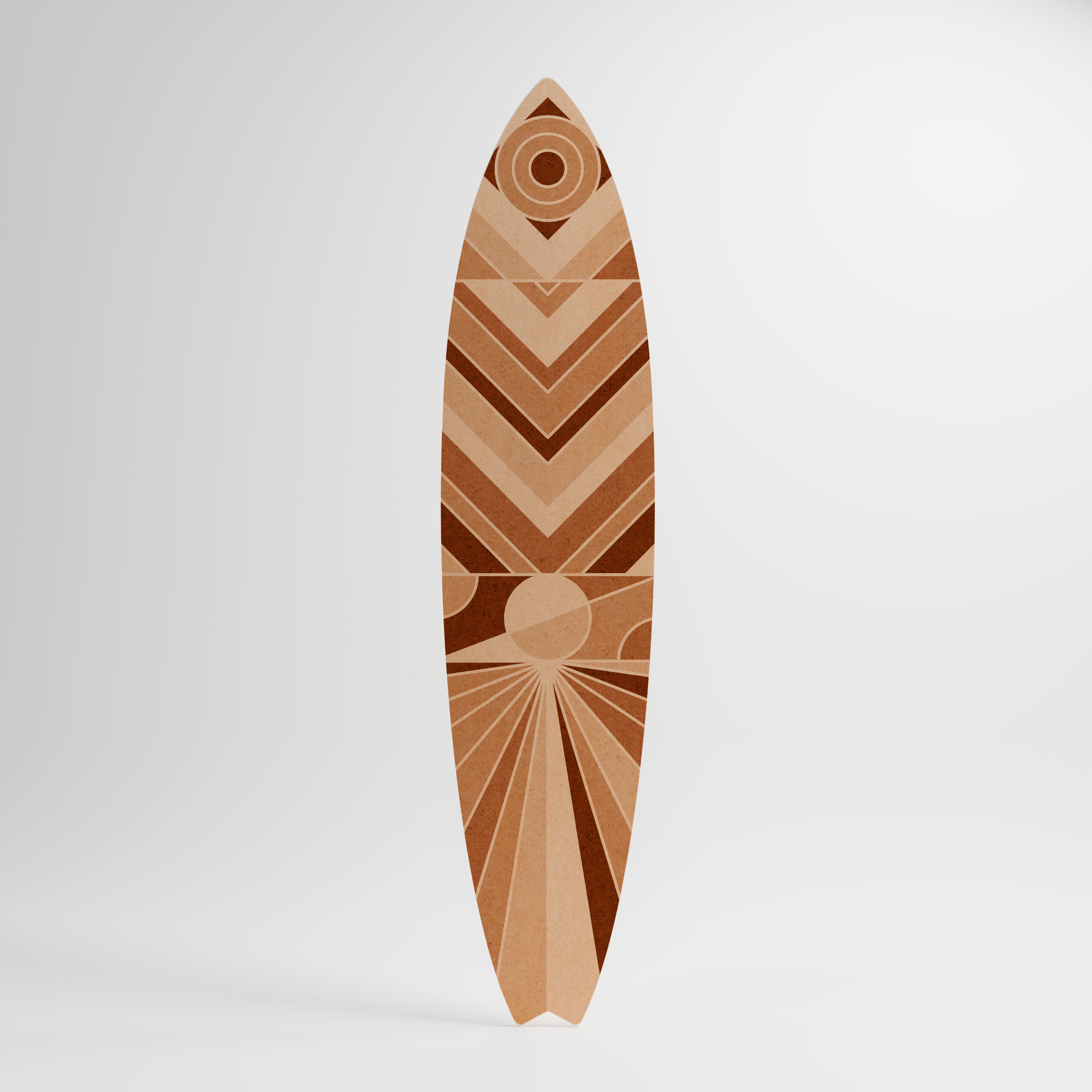 VIVID MOSAIC Deko-Surfboard