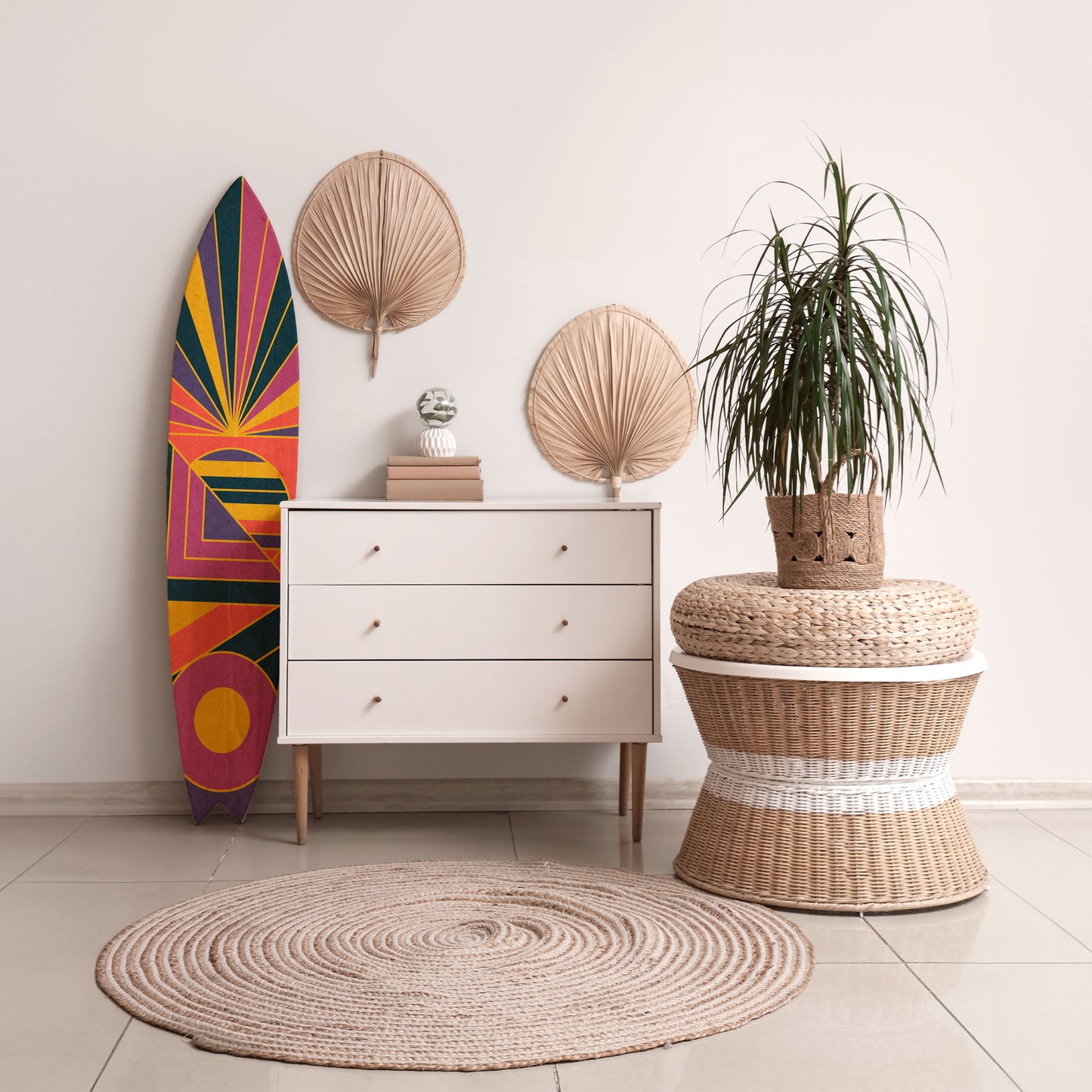 FUSION PATTERNS Deko-Surfboard