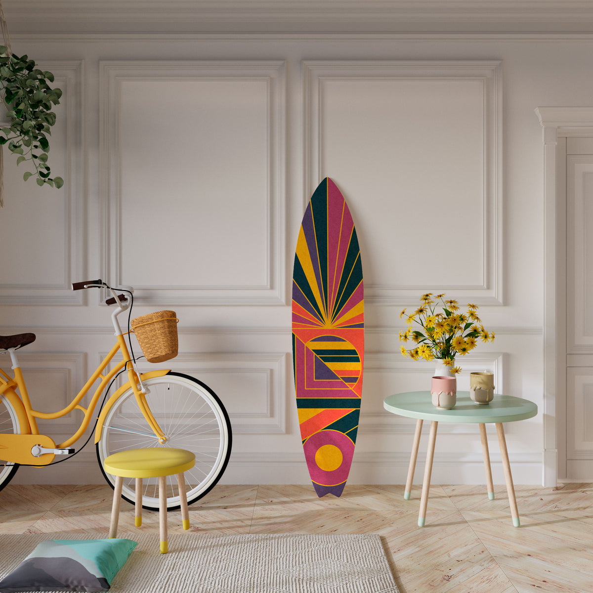 FUSION PATTERNS Deko-Surfboard