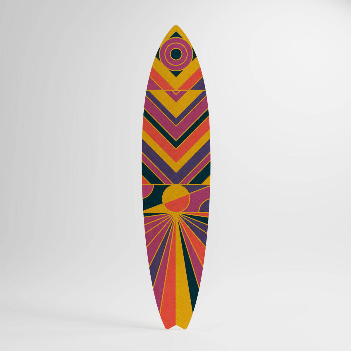 ECHO PATTERNS Deko-Surfboard