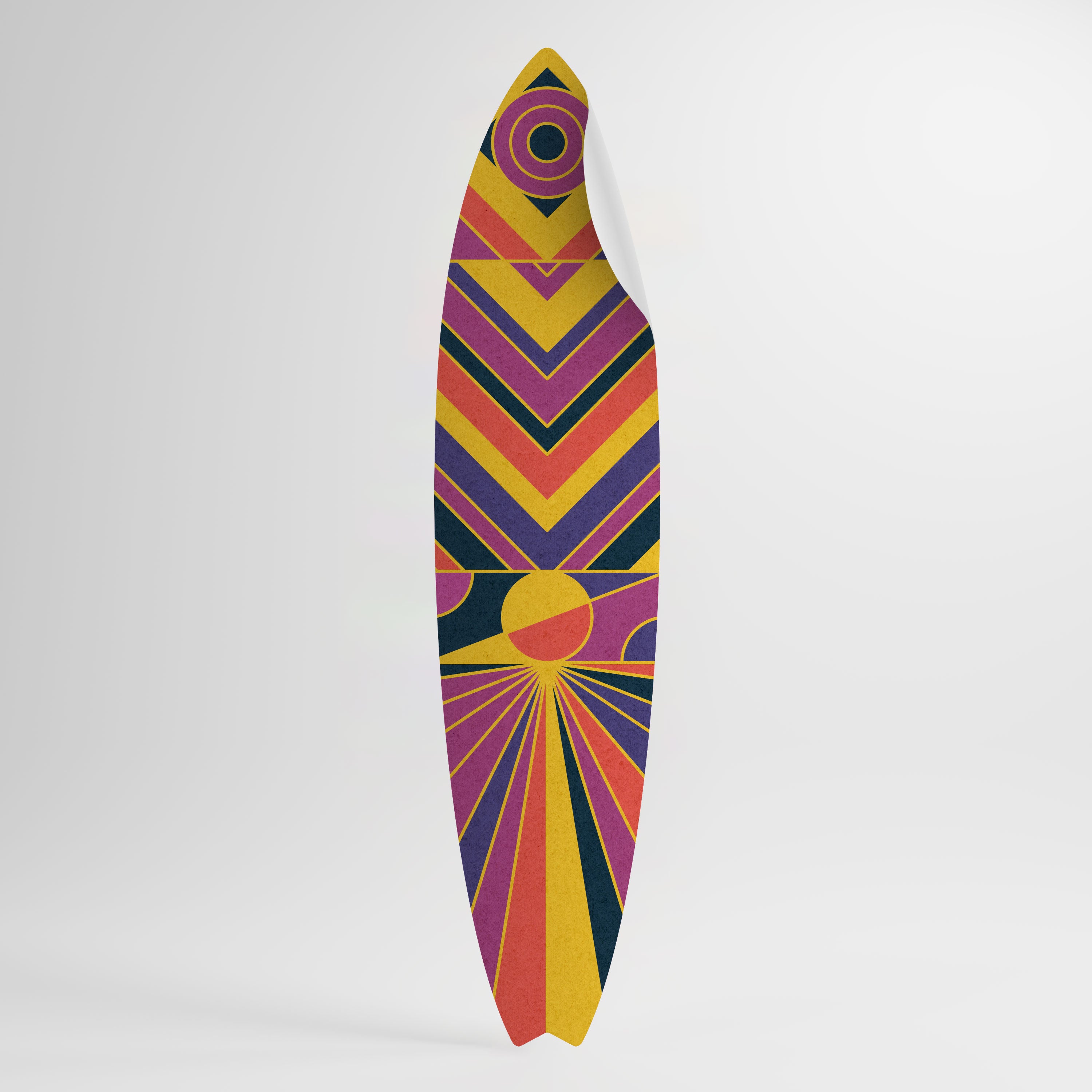 ECHO PATTERNS Surfboard-Wandsticker