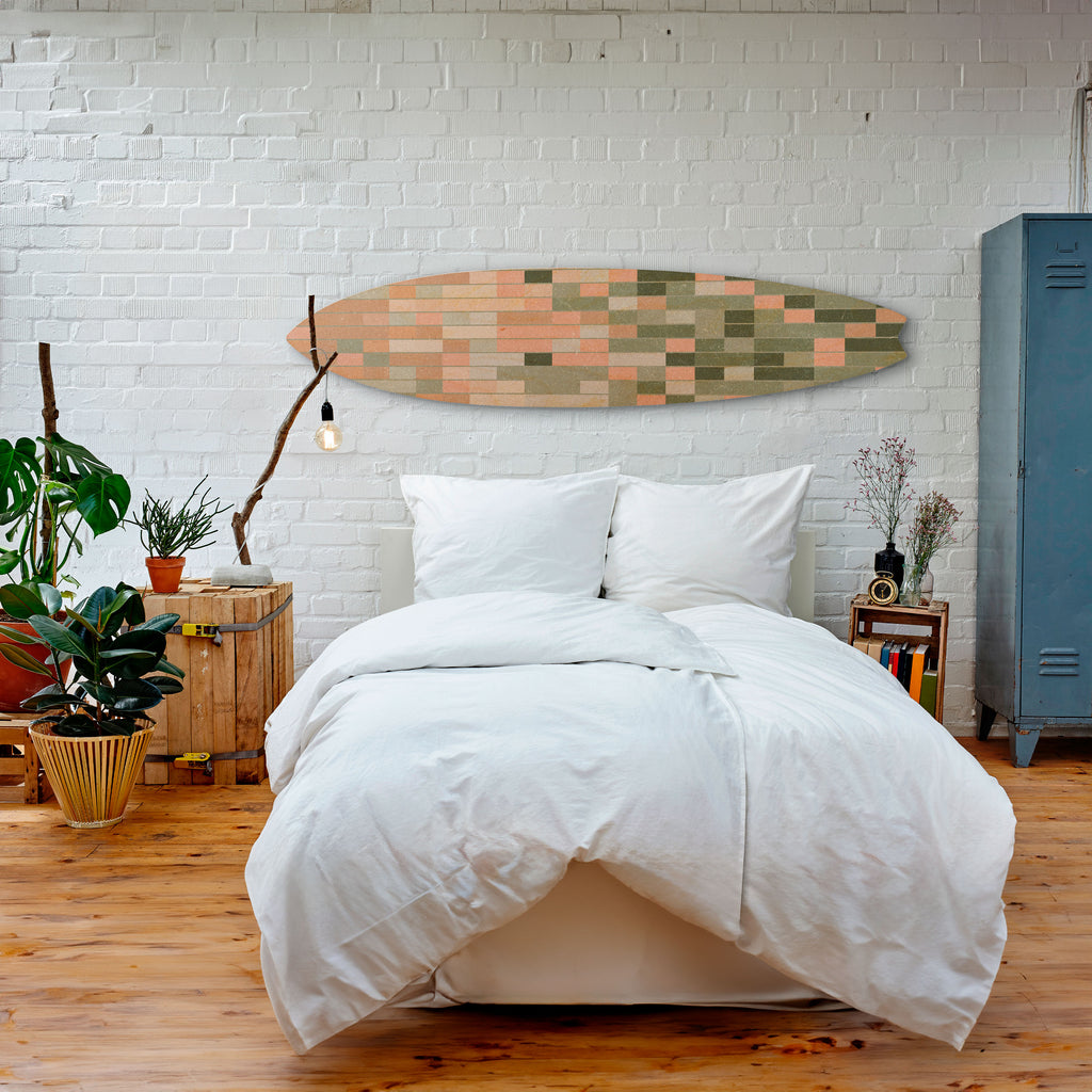 BUILDING THE FUTURE Surfboard Decorative Panel