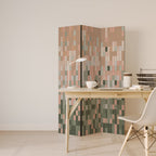 BUILDING THE FUTURE Dekorativer Paravent - 3-teilig