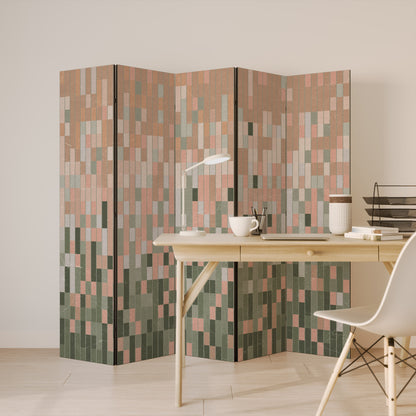 BUILDING THE FUTURE 5-Panel Room Divider