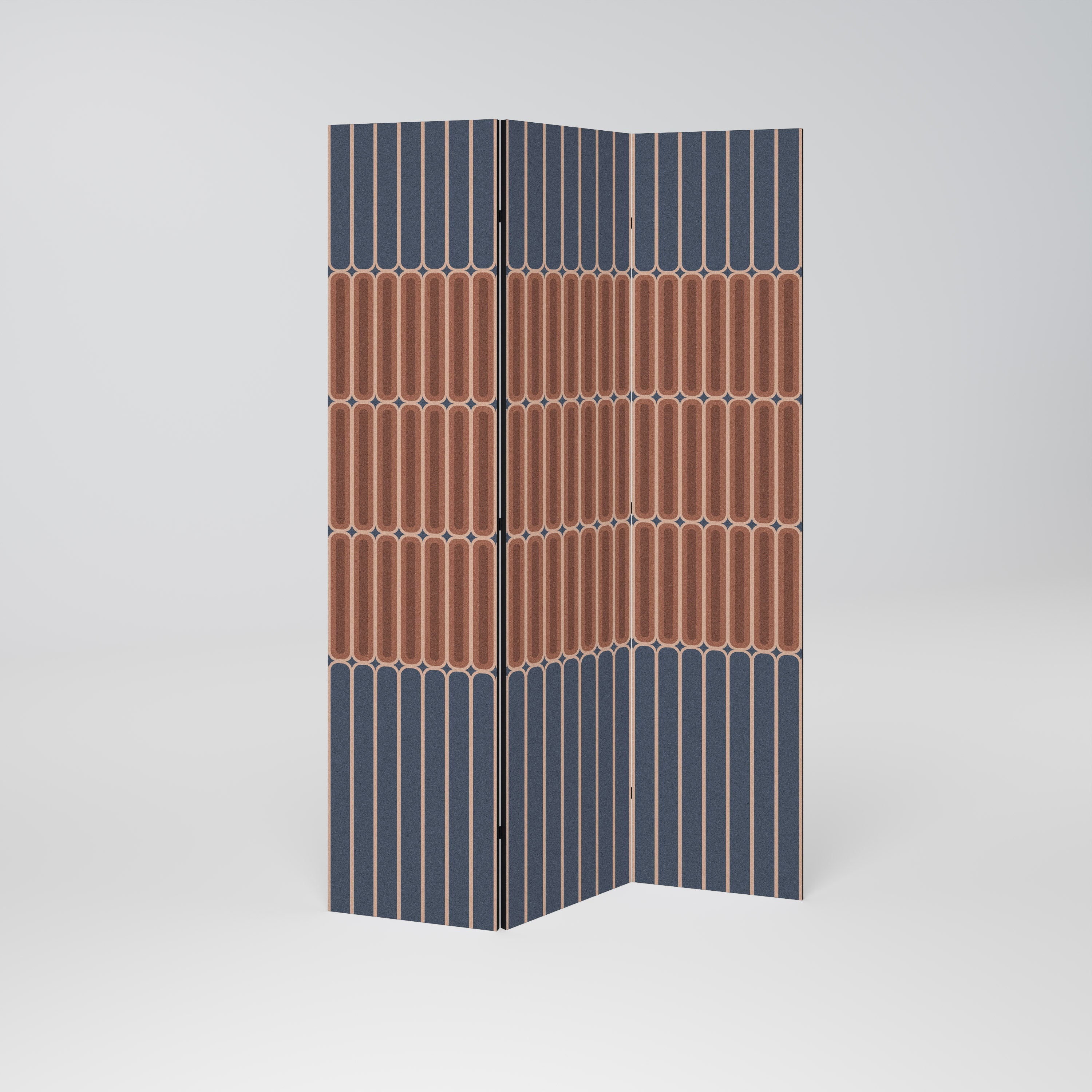 HYPNOTIC GATE Dekorativer 3-teiliger Raumteiler