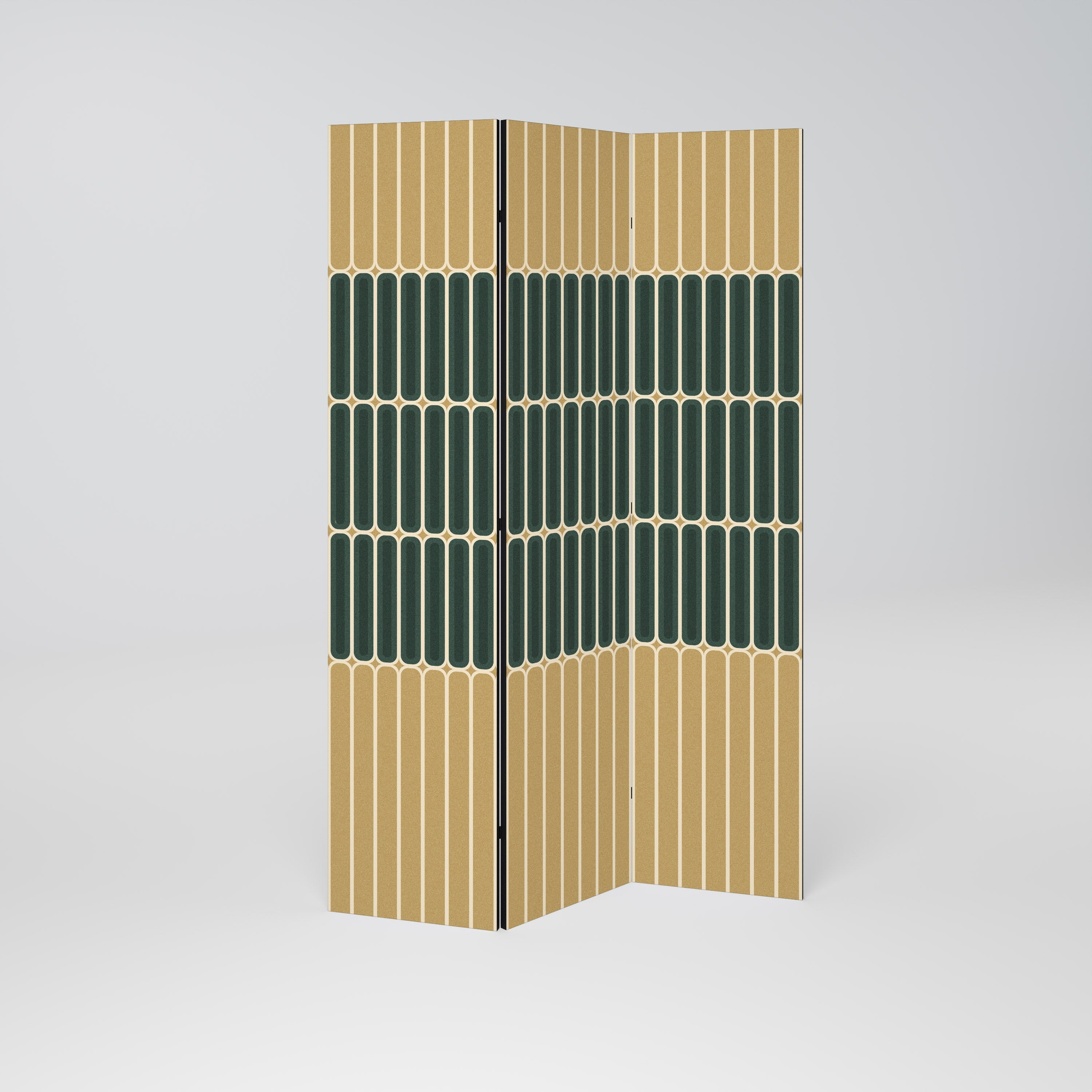 ILUSION GATE Dekorativer 3-teiliger Raumteiler