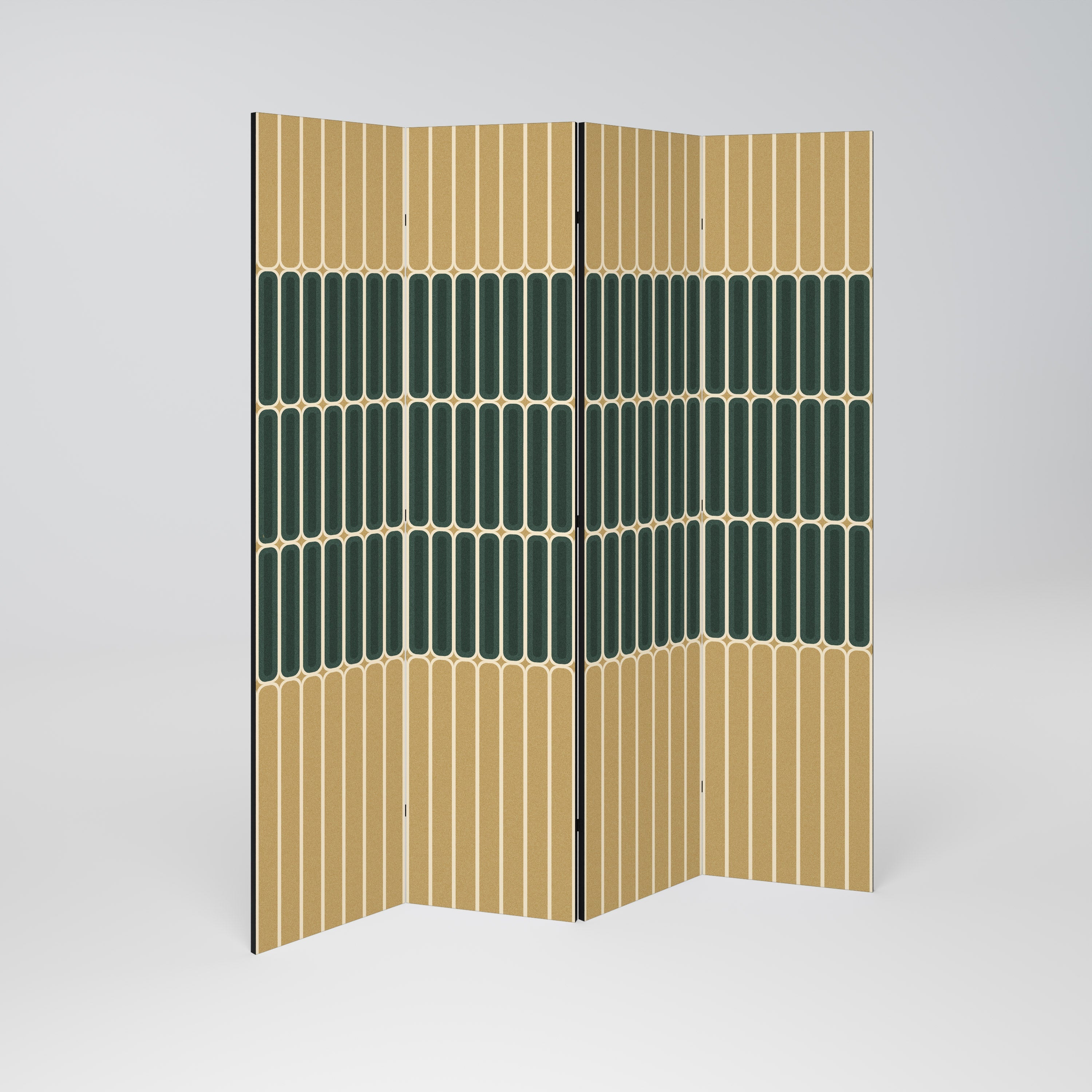 ILUSION GATE Dekorativer 4-teiliger Raumteiler