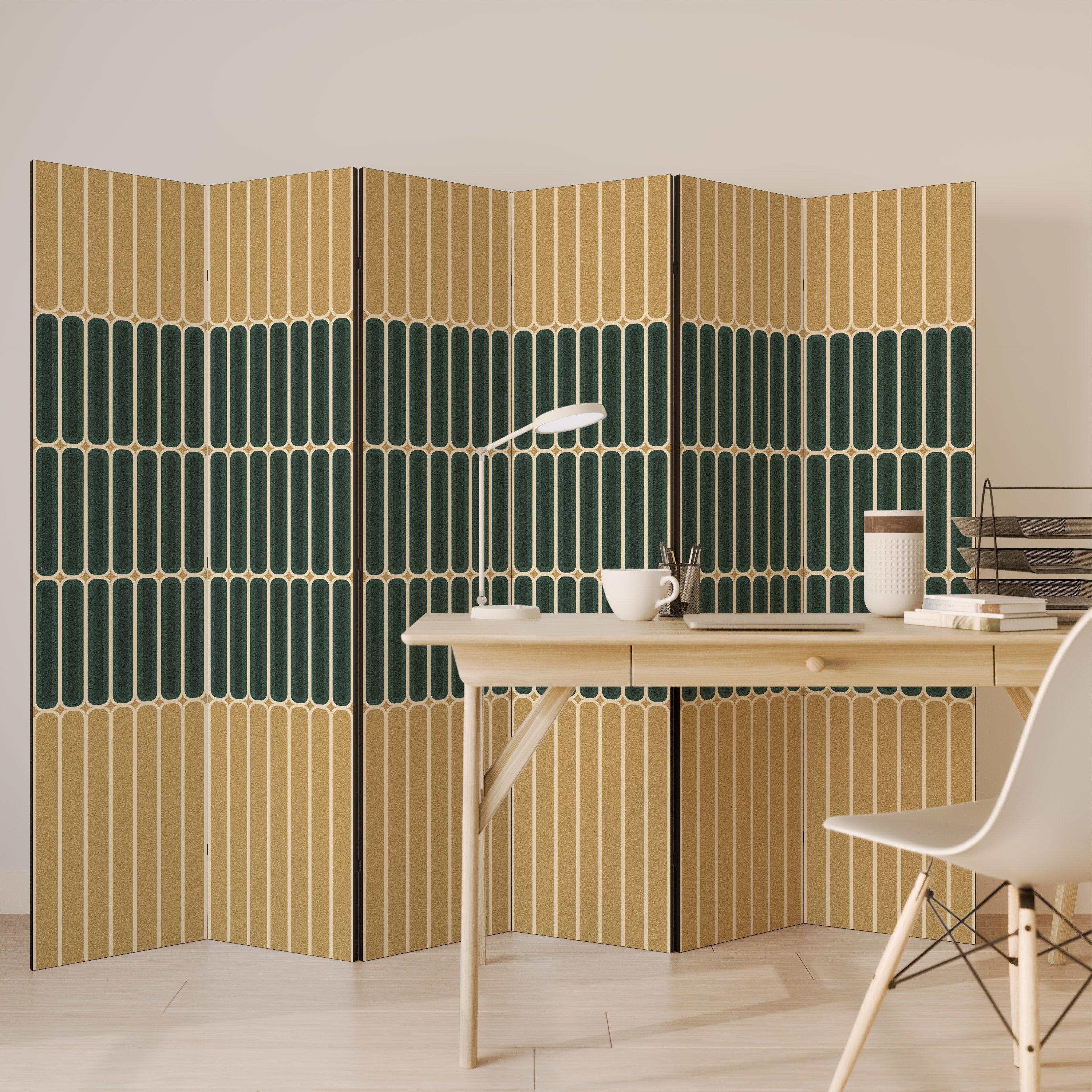 ILUSION GATE Decorative 6-Panel Room Divider