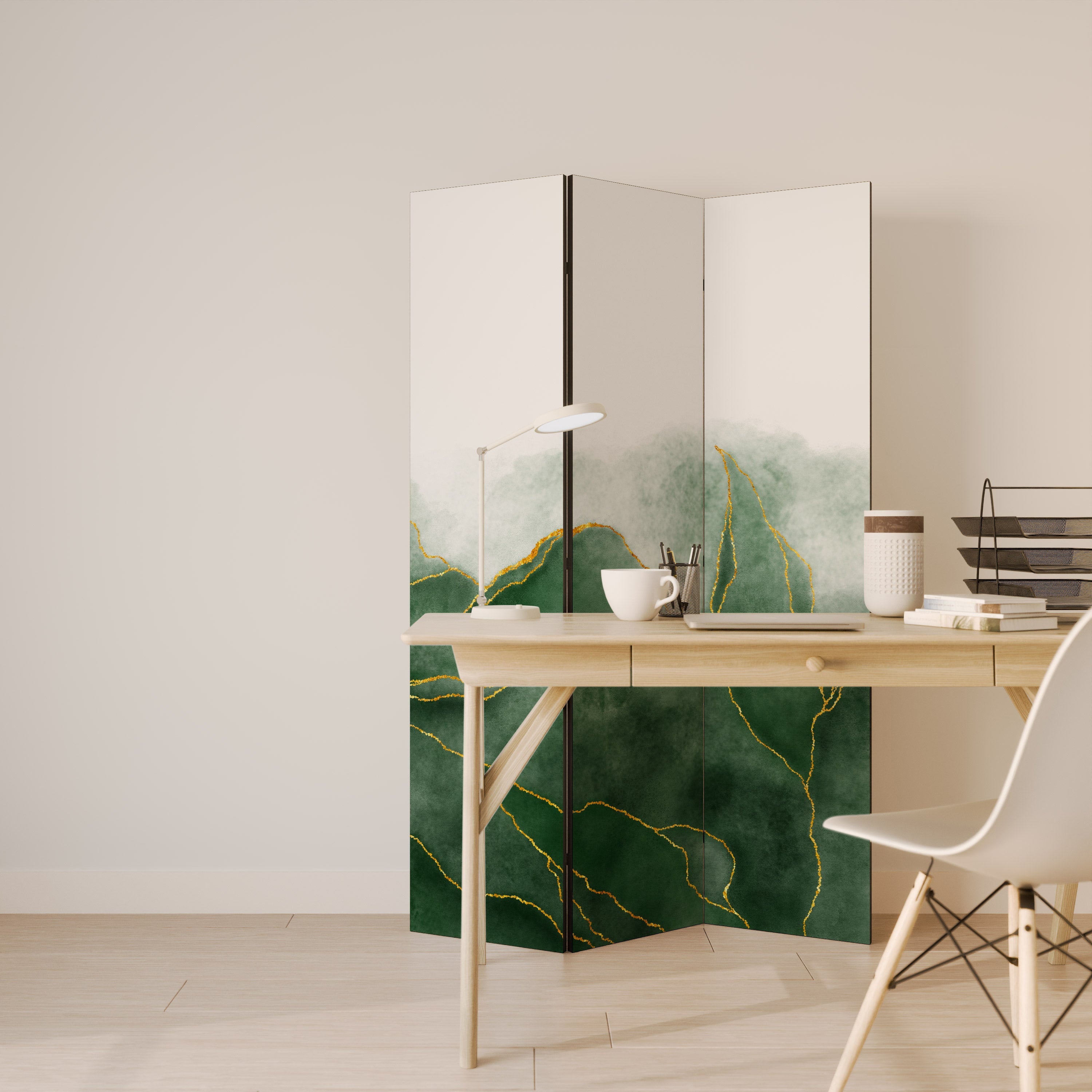 EXPENSIVE NATURE Dekorativer 3-teiliger Raumteiler