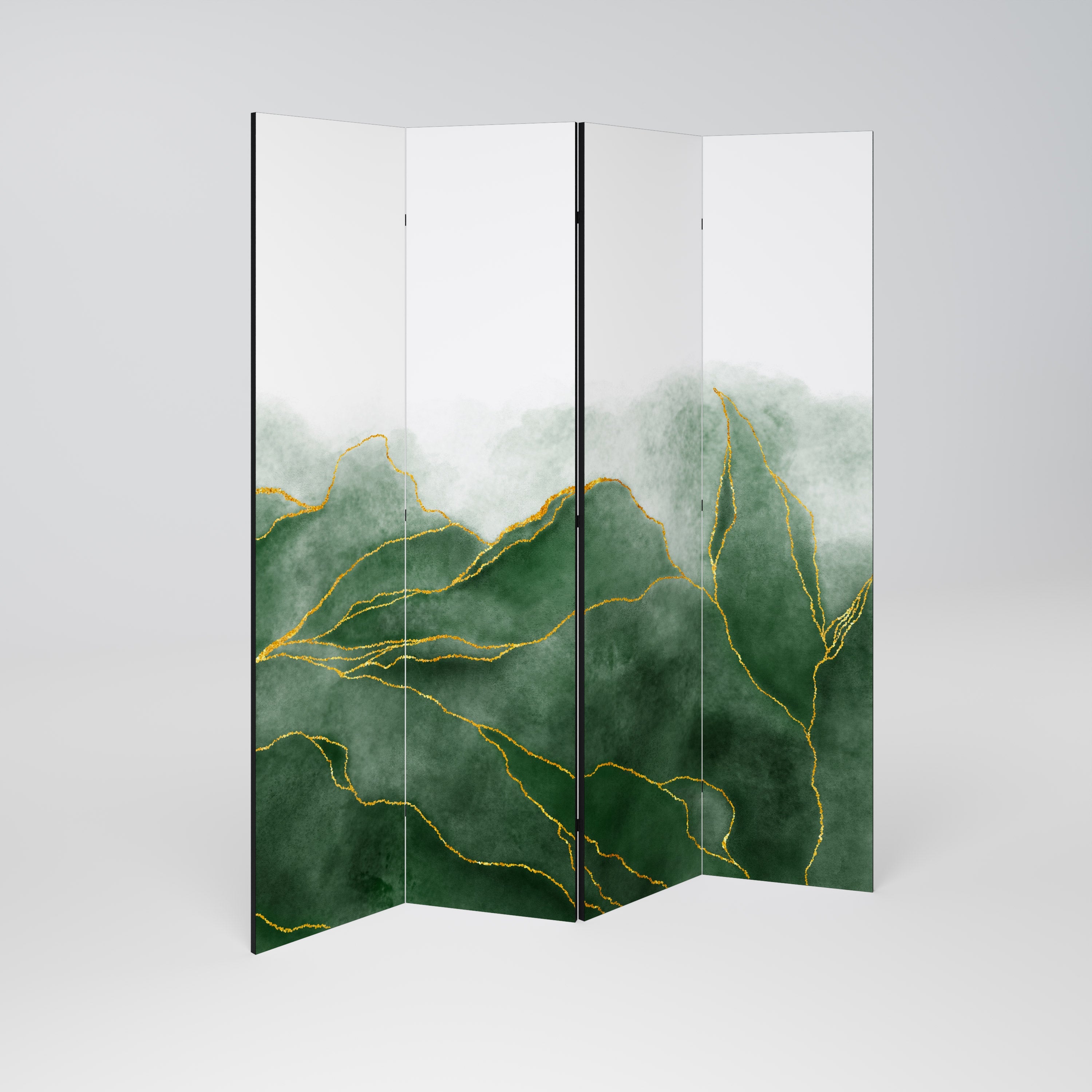 EXPENSIVE NATURE Dekorativer 4-teiliger Raumteiler